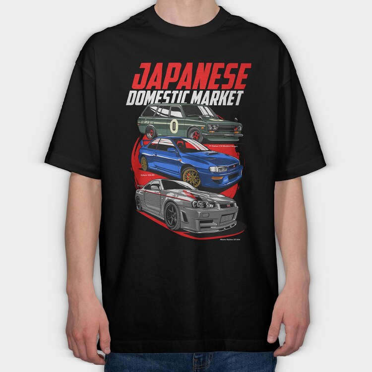 jdm legend, Tricou Oversize Barbati (Unisex)