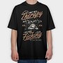 Fishing Therapy, Tricou Oversize Barbati (Unisex)