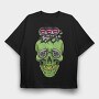 Skull Piston 2, Tricou Oversize Barbati (Unisex)