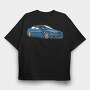 Bmw E46 M3, Tricou Oversize Barbati (Unisex)