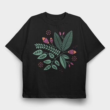 Nature Botanical 17, Tricou Oversize Barbati (Unisex)