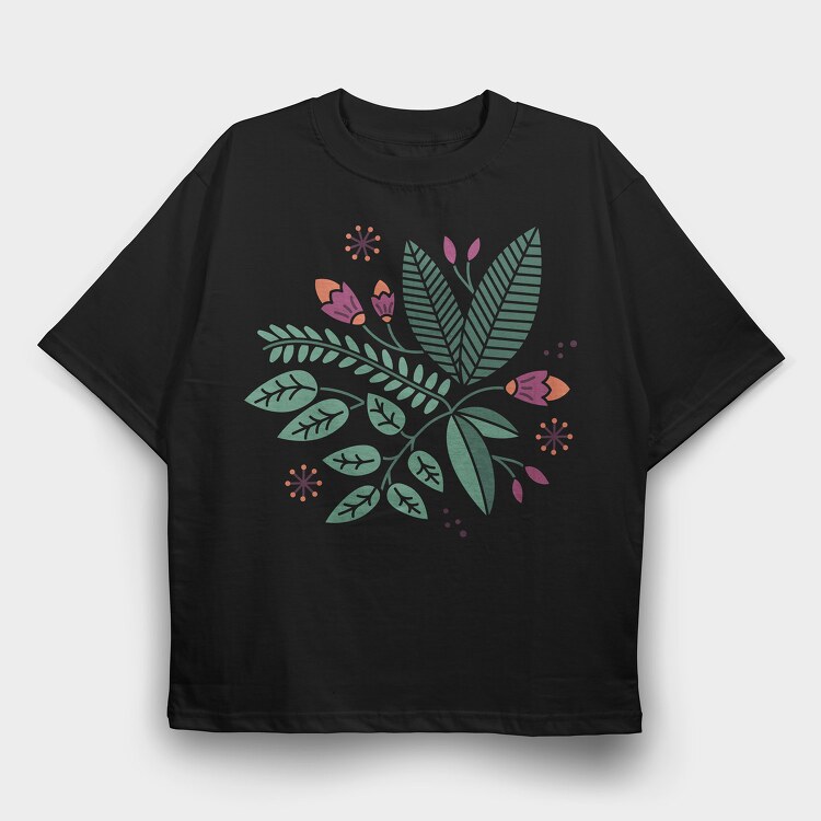 Nature Botanical 17, Tricou Oversize Barbati (Unisex)