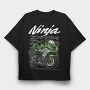 Kawazaki ZX6R, Tricou Oversize Barbati (Unisex)