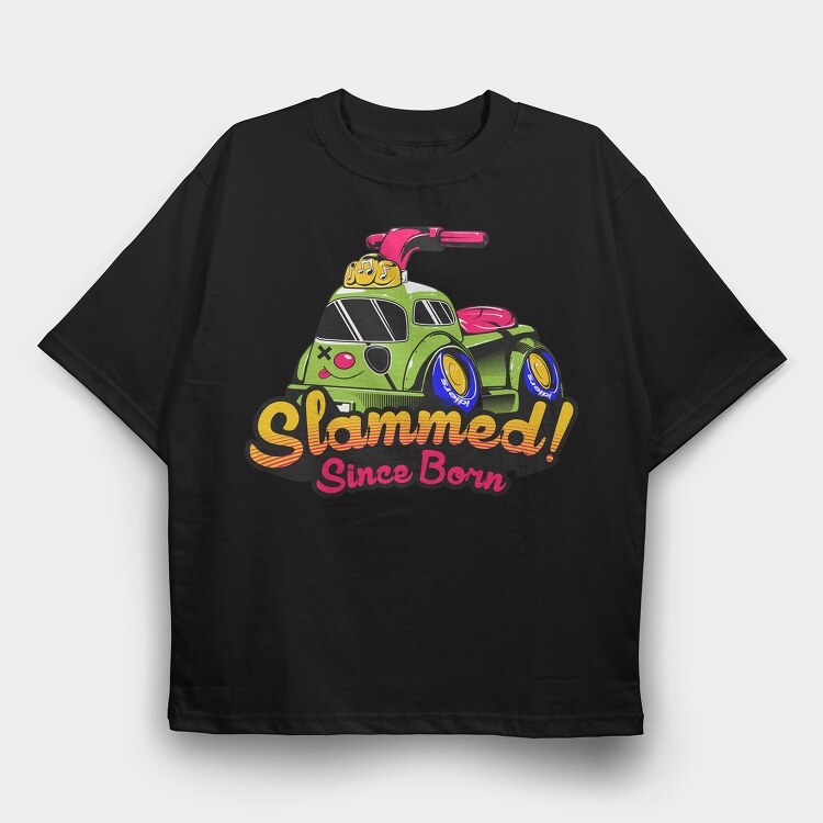 SLAMMED, Tricou Oversize Barbati (Unisex)