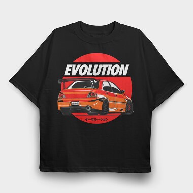 Lancer Evo 9, Tricou Oversize Barbati (Unisex)