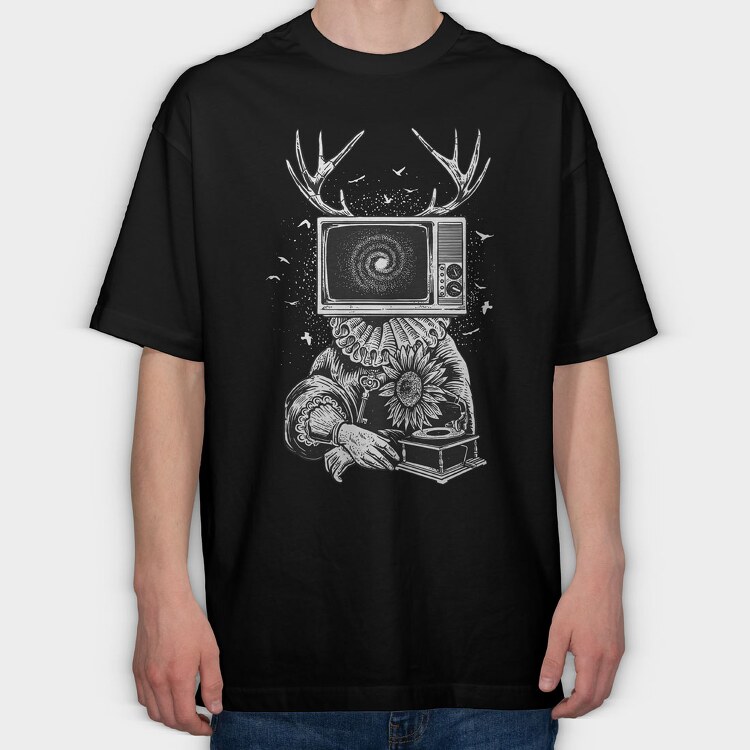 Galaxy Queen, Tricou Oversize Barbati (Unisex)