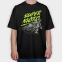 Supermoto, Tricou Oversize Barbati (Unisex)