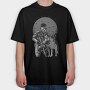 Gasmask, Tricou Oversize Barbati (Unisex)