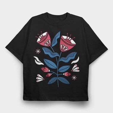 Nature Botanical 6, Tricou Oversize Barbati (Unisex)