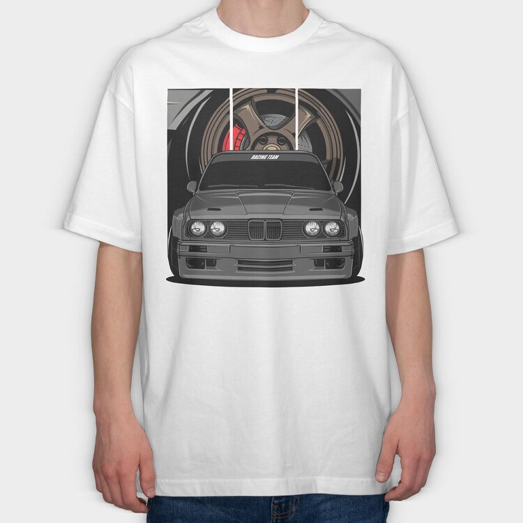 BMW, Tricou Oversize Barbati (Unisex)