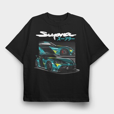 Supra A90, Tricou Oversize Barbati (Unisex)