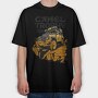 Land Rover Defender Camel, Tricou Oversize Barbati (Unisex)