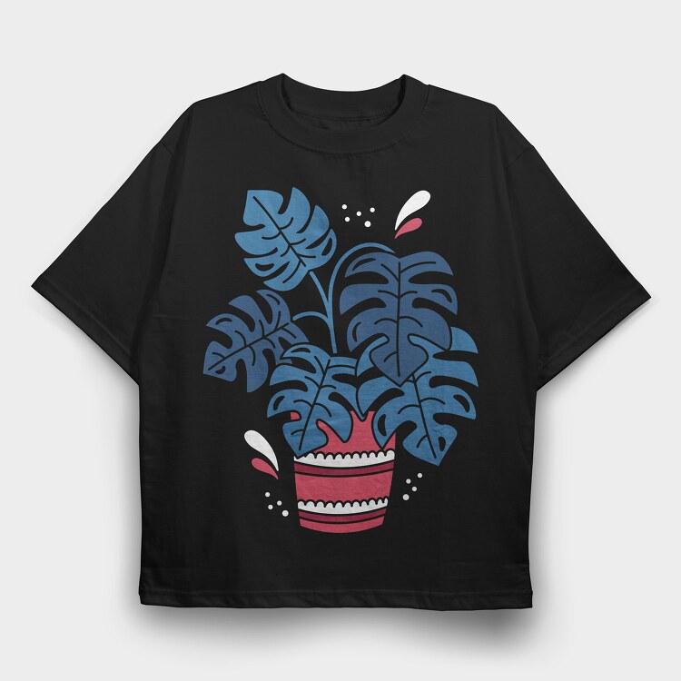 Nature Botanical, Tricou Oversize Barbati (Unisex)