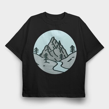 Nature Scenery 1, Tricou Oversize Barbati (Unisex)