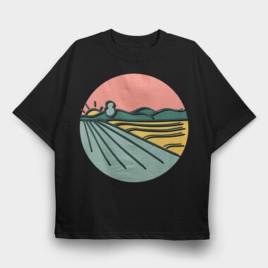 Nature Scenery 2, Tricou Oversize Barbati (Unisex)