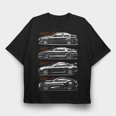 Supra History, Tricou Oversize Barbati (Unisex)