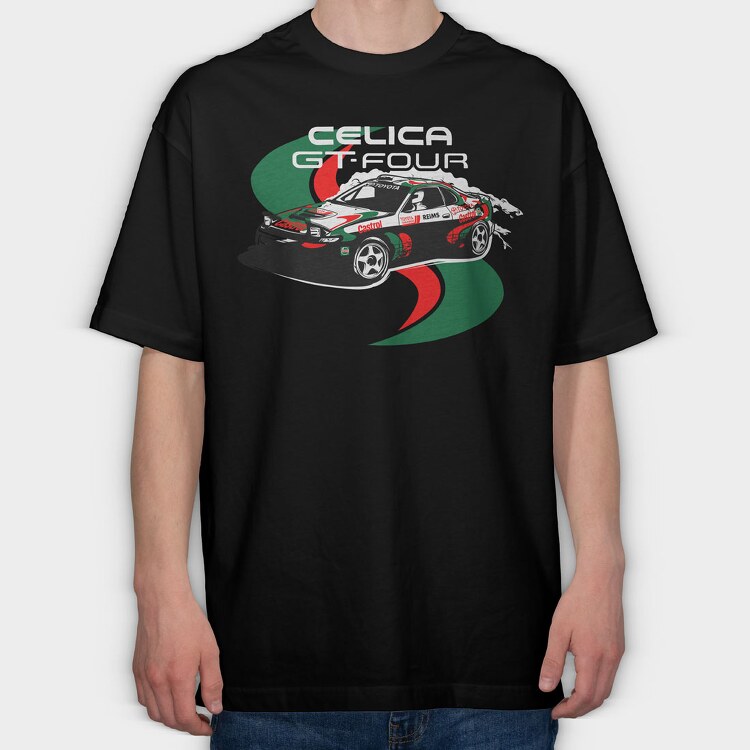 Celica GT-Four, Tricou Oversize Barbati (Unisex)