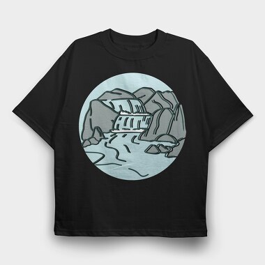 Nature Scenery 3, Tricou Oversize Barbati (Unisex)