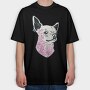 Tattoo Chiwawa, Tricou Oversize Barbati (Unisex)