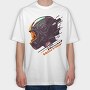 Road Warrior Motorcycle Design, Tricou Oversize Barbati (Unisex)