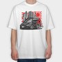 Civic FK8, Tricou Oversize Barbati (Unisex)