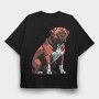Bordeaux Mastiff, Tricou Oversize Barbati (Unisex)