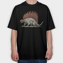 Dimetrodon, Tricou Oversize Barbati (Unisex)