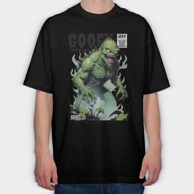 Gooey, Tricou Oversize Barbati (Unisex)