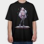 Anime Girl Music, Tricou Oversize Barbati (Unisex)