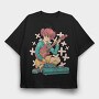 Guitar Pedals Anime, Tricou Oversize Barbati (Unisex)