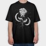 Rose Moon, Tricou Oversize Barbati (Unisex)