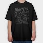 New Year Opossum, Tricou Oversize Barbati (Unisex)