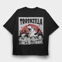 Trashzilla, Tricou Oversize Barbati (Unisex)