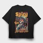 Im Extra Spicy, Tricou Oversize Barbati (Unisex)