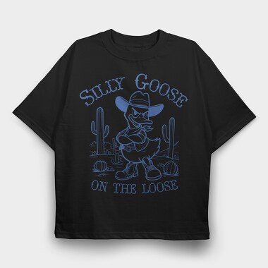 Silly Gosse, Tricou Oversize Barbati (Unisex)
