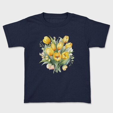 Bloom Spring Tulips, Tricou Copii