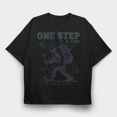 One Step, Tricou Oversize Barbati (Unisex)