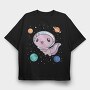 Axolotl Space, Tricou Oversize Barbati (Unisex)