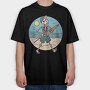 Skeleton Beach Sunshade, Tricou Oversize Barbati (Unisex)