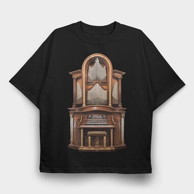 Church organ, Tricou Oversize Barbati (Unisex)