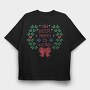 Ugly Sweater Oh Deer, Tricou Oversize Barbati (Unisex)