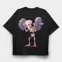 skelleton Lifting, Tricou Oversize Barbati (Unisex)