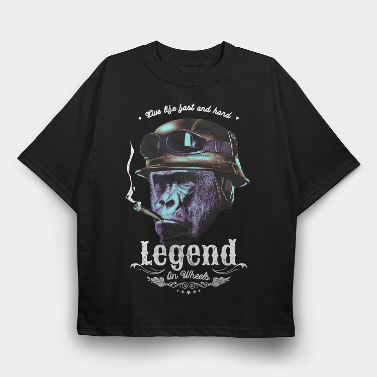 Legend, Tricou Oversize Barbati (Unisex)