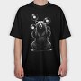 Bear Vinils, Tricou Oversize Barbati (Unisex)