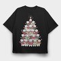 Bears Christmas Tree, Tricou Oversize Barbati (Unisex)