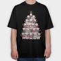 Bears Christmas Tree, Tricou Oversize Barbati (Unisex)
