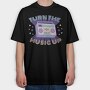 Vaporwave Radio, Tricou Oversize Barbati (Unisex)