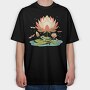 Lotus Flower, Tricou Oversize Barbati (Unisex)