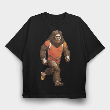 Big Foot Runner, Tricou Oversize Barbati (Unisex)
