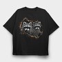Raccoons Night, Tricou Oversize Barbati (Unisex)